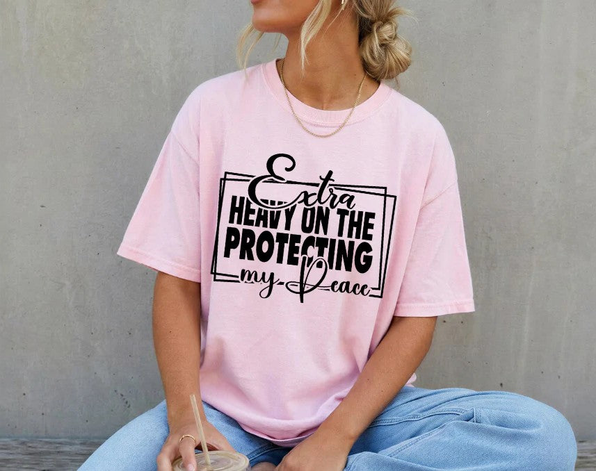 SINGLE COLOR SCREEN PRINT TRANSFER - EXTRA HEAVY