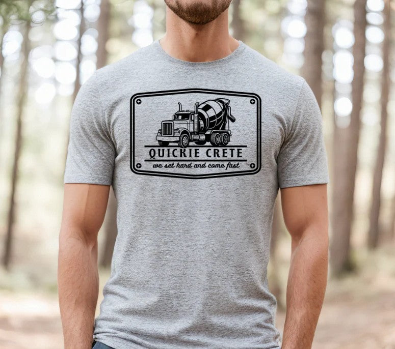 SINGLE COLOR SCREEN PRINT TRANSFER - QUICKIE CRETE