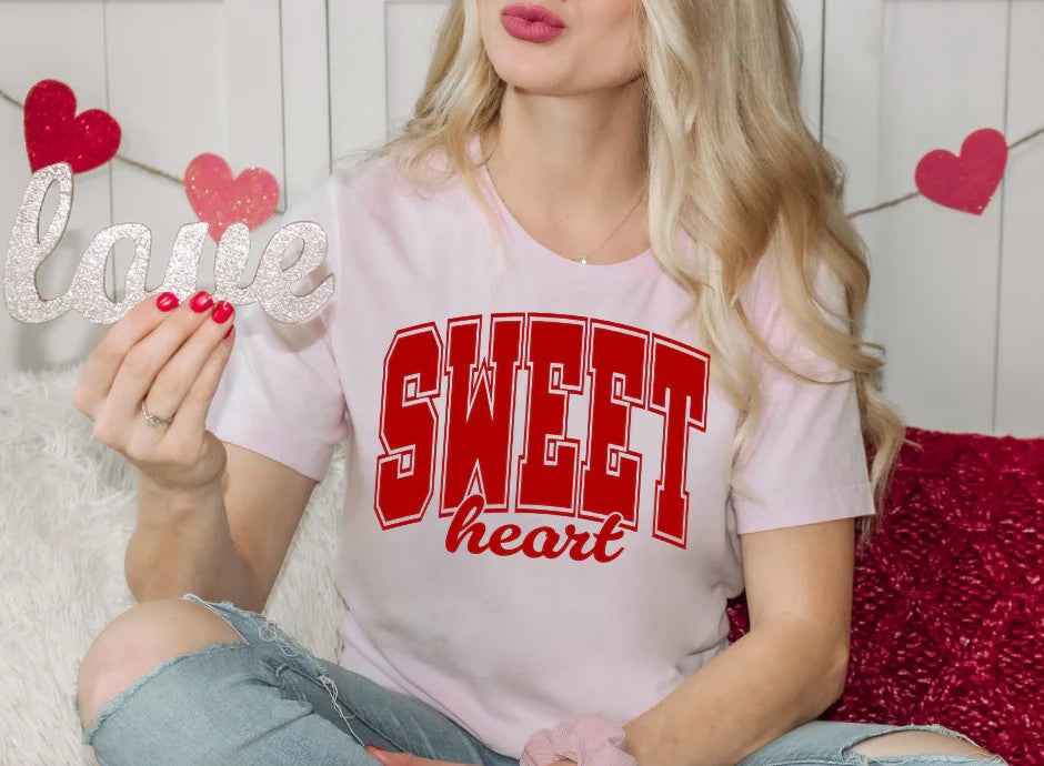 SINGLE COLOR SCREEN PRINT TRANSFER - SWEET HEART