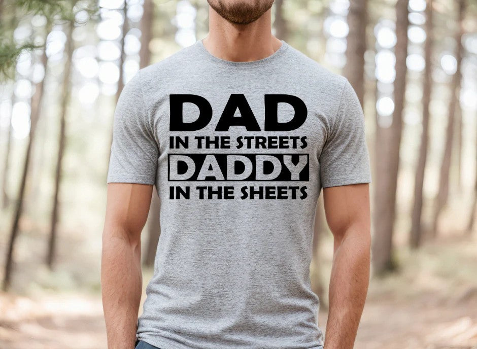 SINGLE COLOR SCREEN PRINT TRANSFER - DAD IN THE STREETS