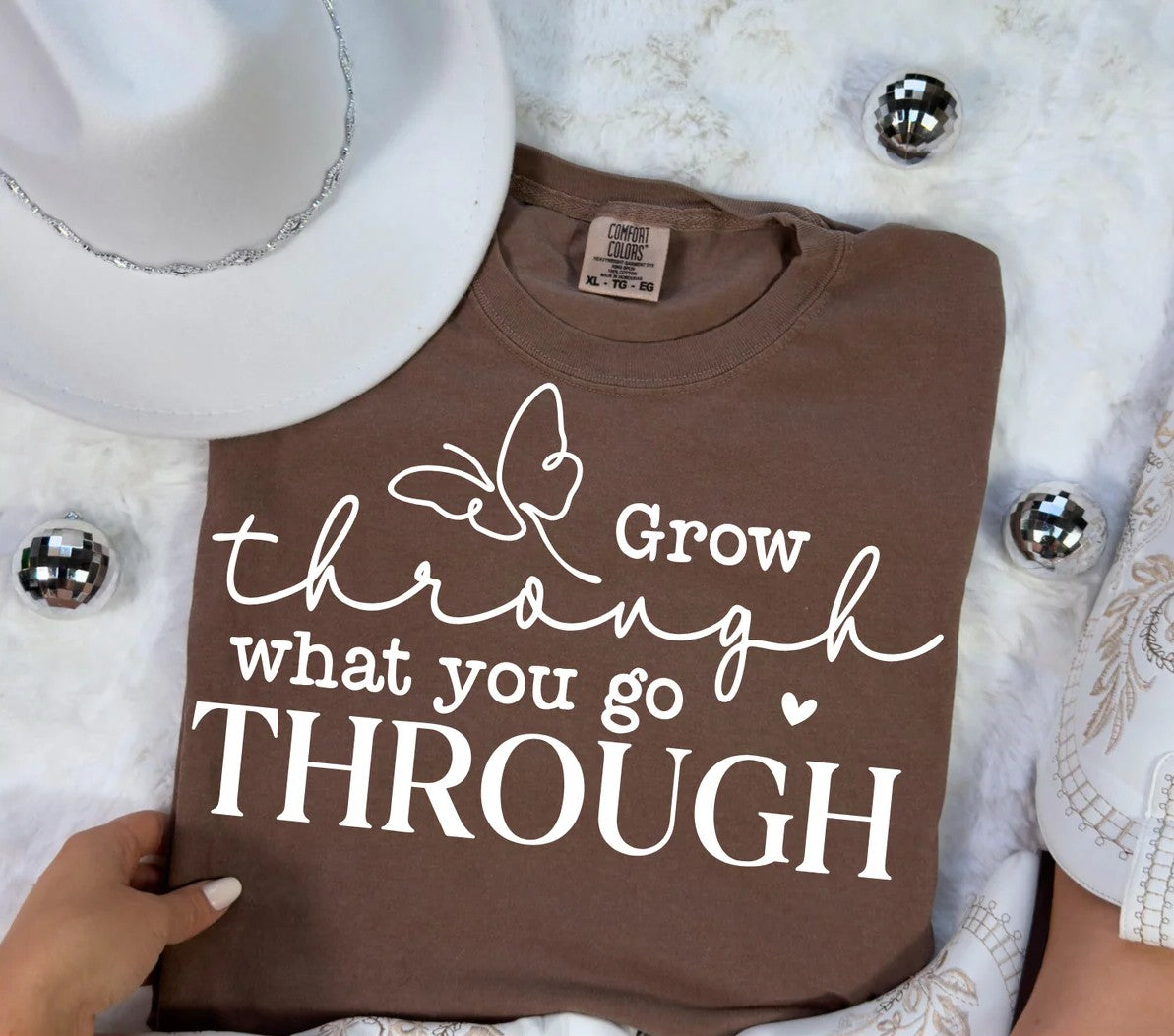 SINGLE COLOR SCREEN PRINT TRANSFER - GROW THROUGH