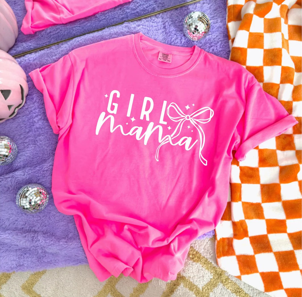 SINGLE COLOR SCREEN PRINT TRANSFER - GIRL MAMA