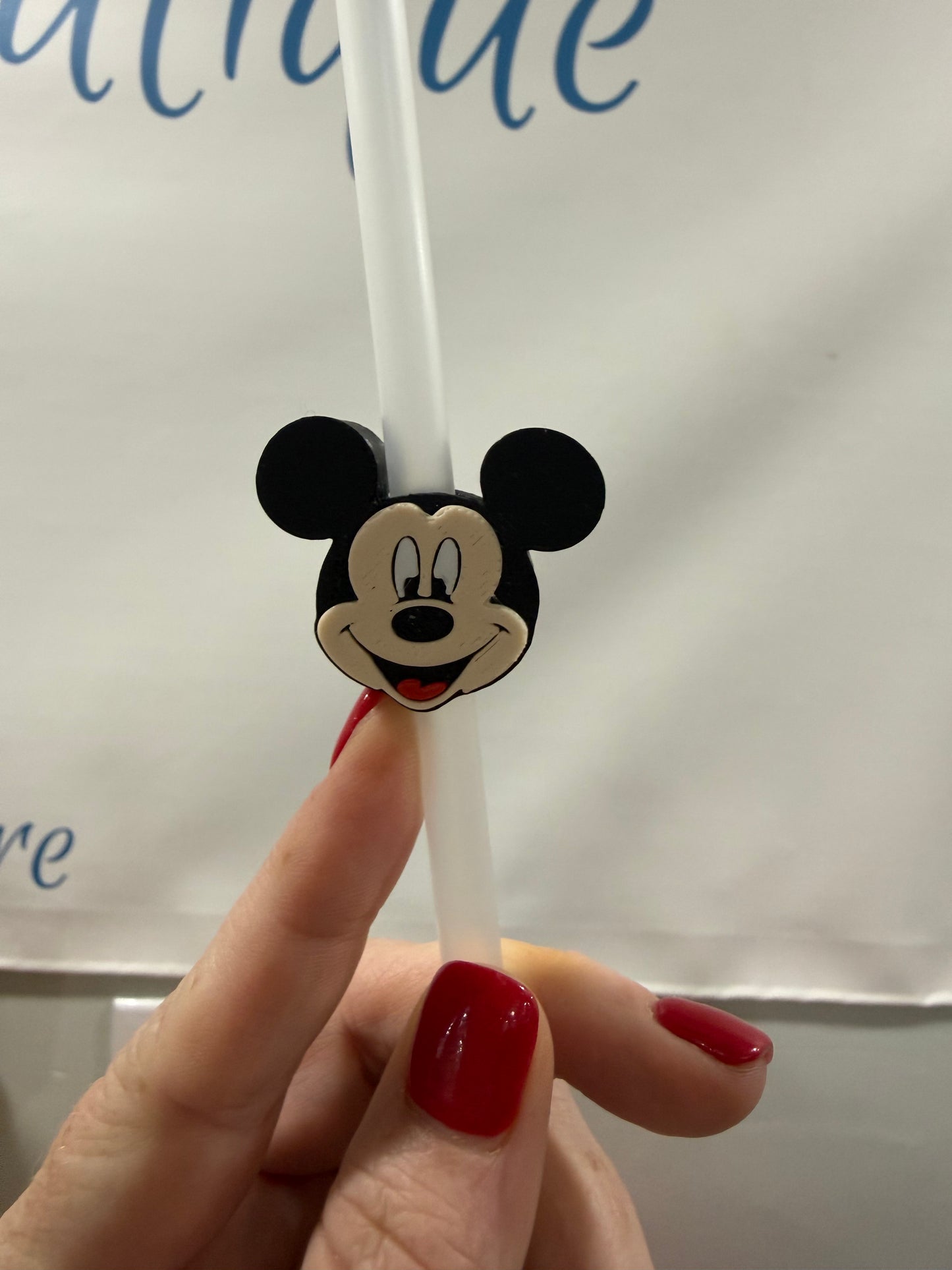 3D Printed Mouse Straw Charm