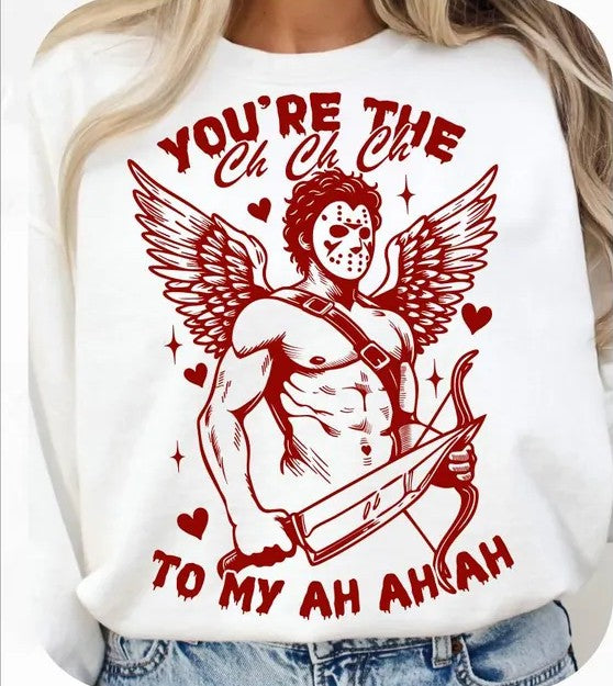 SINGLE COLOR SCREENT PRINT TRANSFER - YOU'RE THE CH CH CH