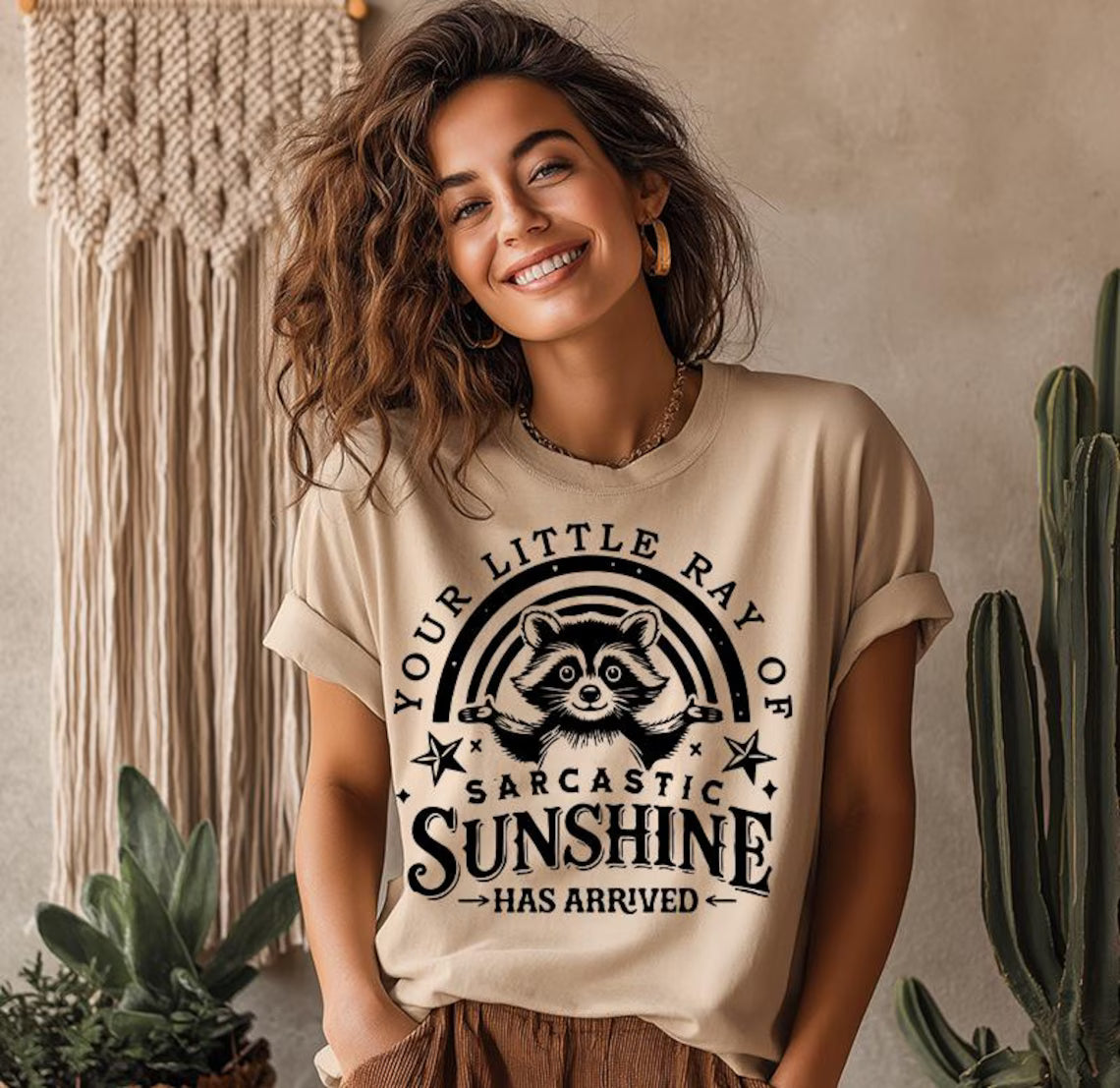 SINGLE COLOR SCREEN PRINT TRANSFER - YOUR LITTLE RAY OF SUNSHINE