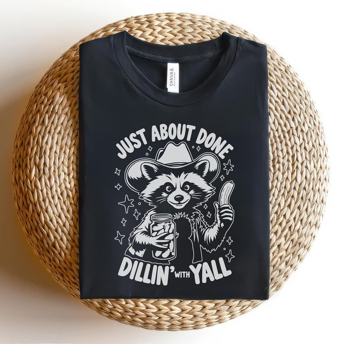 SINGLE COLOR SCREEN PRINT TRANSFER - JUST ABOUT DONE