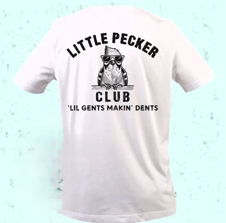 SINGLE COLOR SCREEN PRINT TRANSFER - LITTLE PECKERS