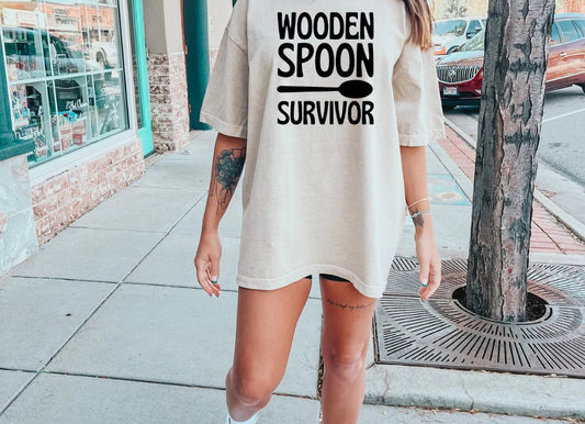 SINGLE COLOR SCREEN PRINT TRANSFER - WOODEN SPOON
