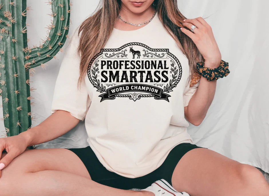 SINGLE COLOR SCREEN PRINT TRANSFER - PROFESSIONAL SMARTASS