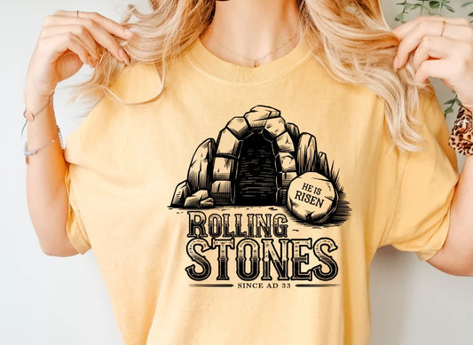 SINGLE COLOR SCREEN PRINT TRANSFER - ROLLING STONES