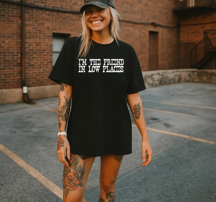 SINGLE COLOR SCREEN PRINT TRANSFER - IM THE FRIEND