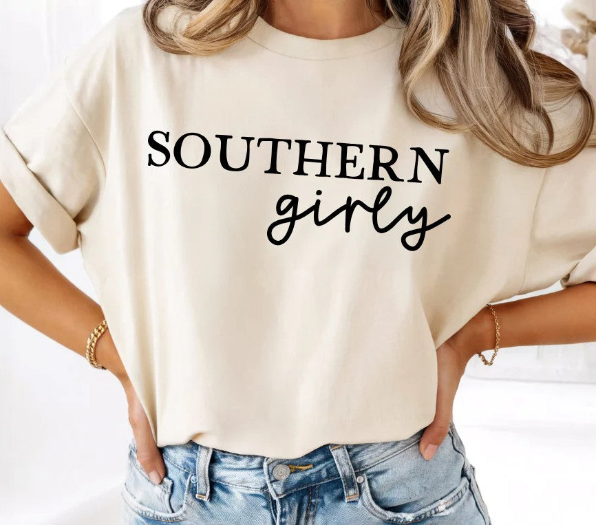 Single Color Screen Print Transfer - Southern Girly