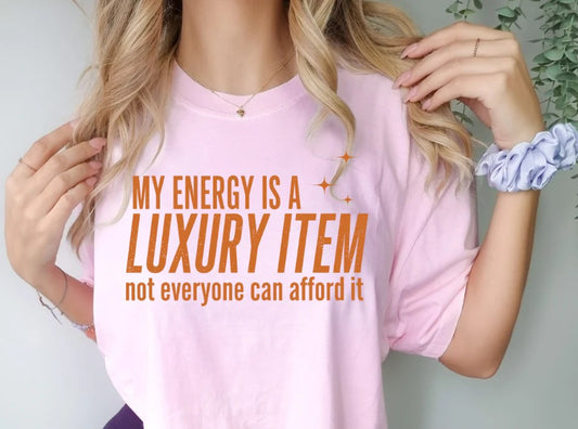 SINGLE COLOR SCREEN PRINT TRANSFER - MY ENERGY IS