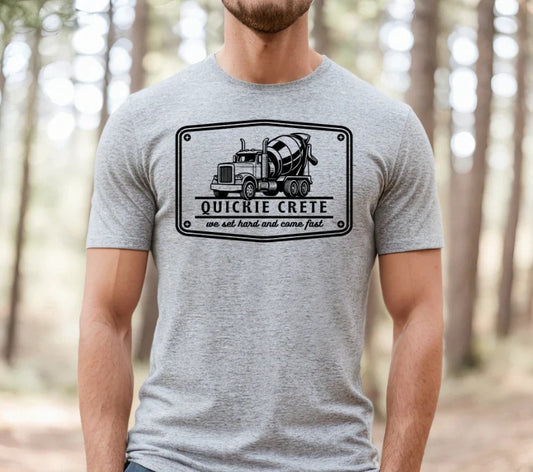 SINGLE COLOR SCREEN PRINT TRANSFER - QUICKIE CRETE