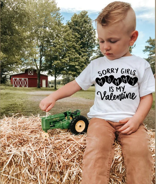 SINGLE COLOR SCREEN PRINT TRANSFER - SORRY GIRLS