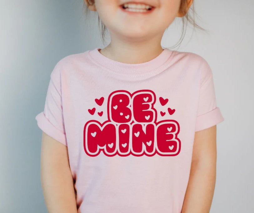 SINGLE COLOR SCREENT PRINT TRANSFER - BE MINE