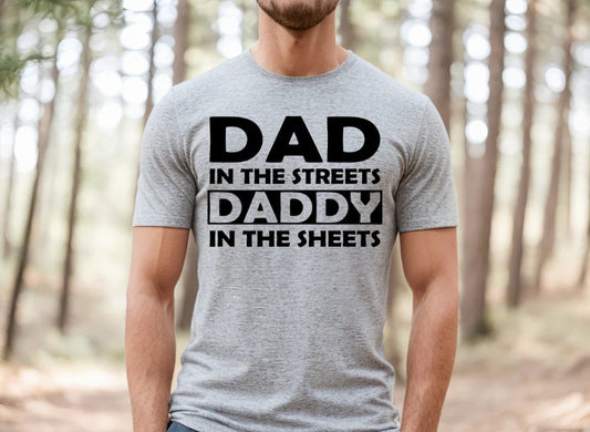 SINGLE COLOR SCREEN PRINT TRANSFER - DAD IN THE STREETS