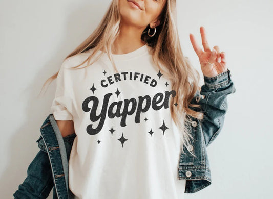 SINGEL COLOR SCREEN PRINT TRANSFER - CERTIFIED YAPPER