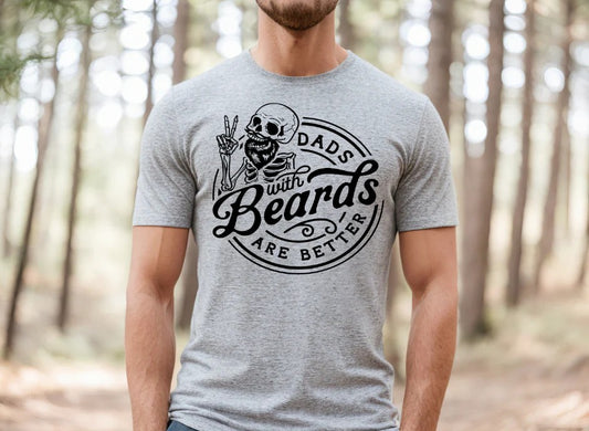 SINGEL COLOR SCREEN PRINT TRANSFER - DADS WITH BEARDS