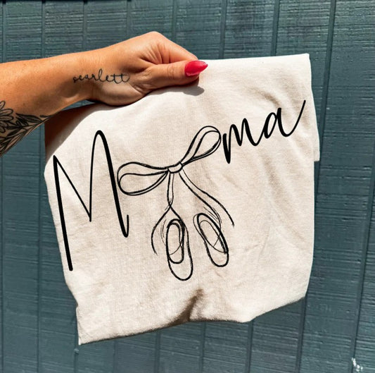 SINGLE COLOR SCREEN PRINT TRANSFER - MAMA DANCE