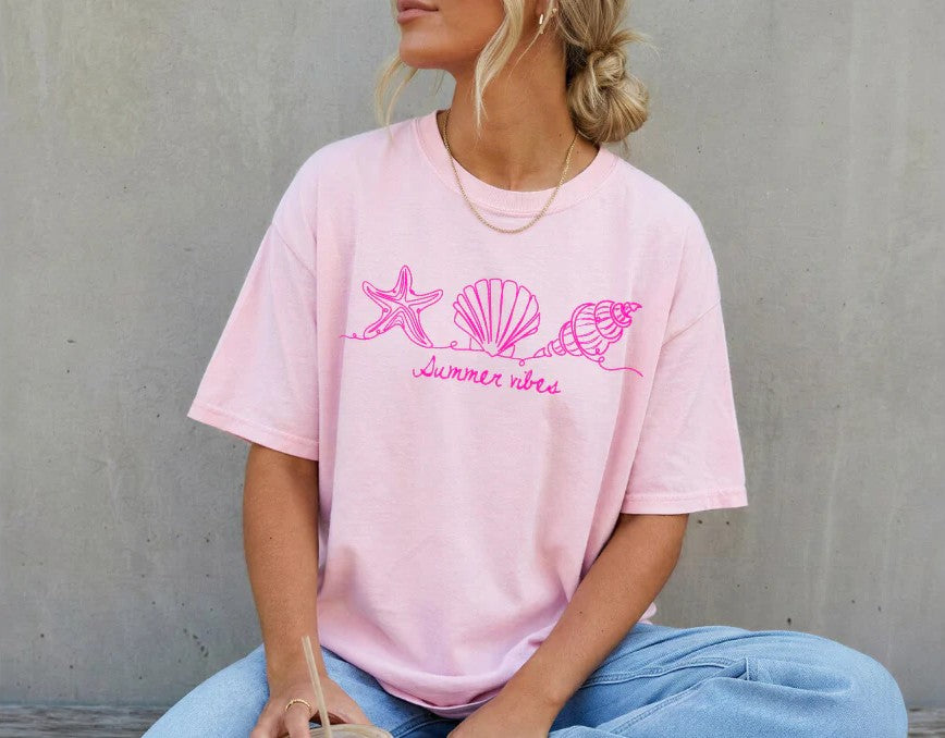SINGLE COLOR SCREEN PRINT TRANSFER - SUMMER VIBE