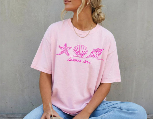 SINGLE COLOR SCREEN PRINT TRANSFER - SUMMER VIBE