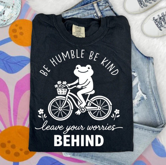 SINGLE COLOR SCREEN PRINT TRANSFER - BE HUMBLE BE KIND