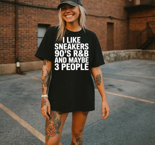 SINGLE COLOR SCREEN PRINT TRANSFERS - I LIKE SNEAKERS