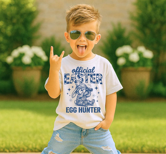 SINGLE COLOR SCREEN PRINT TRANSFER - *YOUTH* OFFICIAL EASTER EGG HUNTER