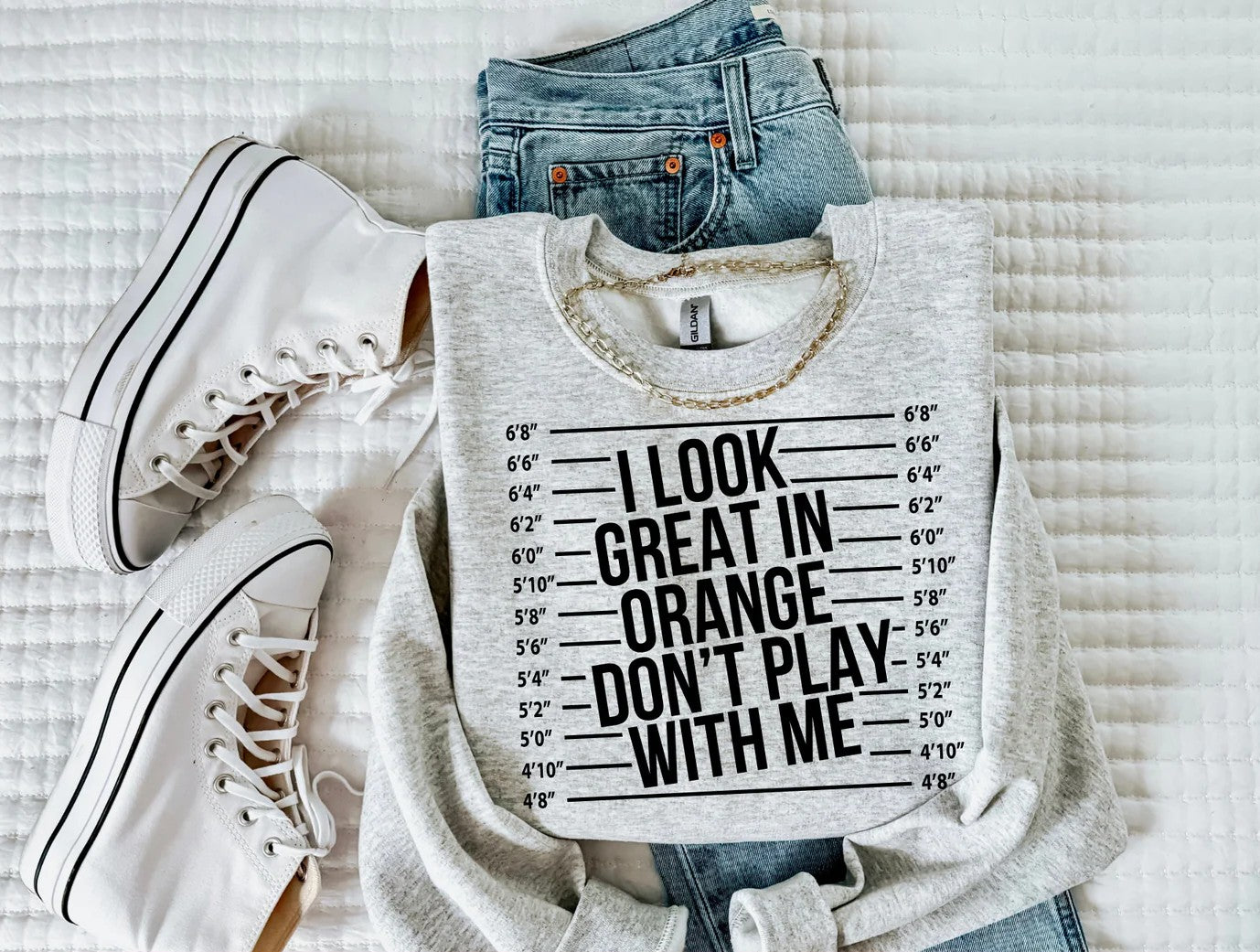 SINGLE COLOR SCREEN PRINT TRANSFER - I LOOK GREAT