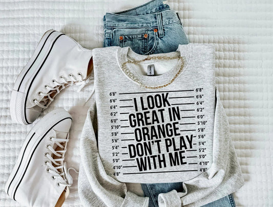 SINGLE COLOR SCREEN PRINT TRANSFER - I LOOK GREAT