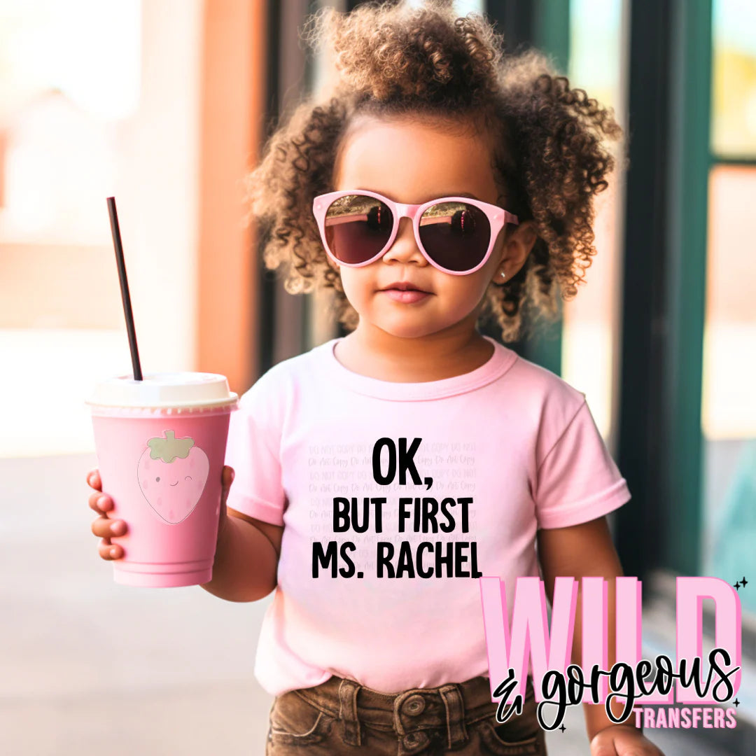 SINGLE COLOR SCREEN PRINT TRANSFER - *YOUTH* - OK BUT FIRST