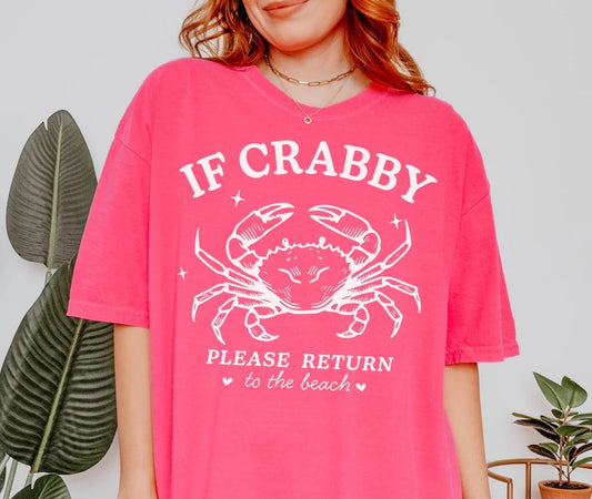 SINGLE COLOR SCREEN PRINT TRANSFER - IF CRABBYPLEASE