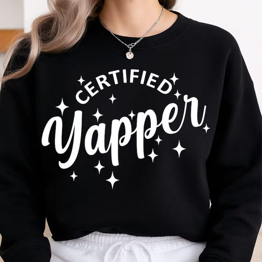 SINGLE COLOR SCREEN PRINT TRANSFER - CERTIFIED YAPPER