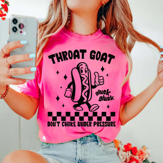 SINGLE COLOR SCREEN PRINT TRANSFER - THROAT GOAT